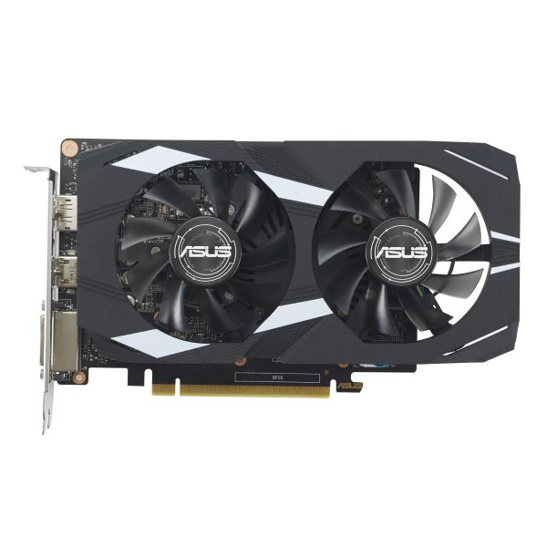  ASUS GeForce GTX 1650 4GB GDDR6 DUAL P EVO DUAL-GTX1650-4GD6-P-EVO 90YV0EZE-M0NA00 -  1