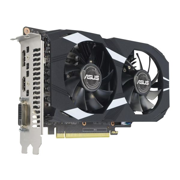  ASUS GeForce GTX 1650 4GB GDDR6 DUAL P EVO DUAL-GTX1650-4GD6-P-EVO 90YV0EZE-M0NA00 -  4