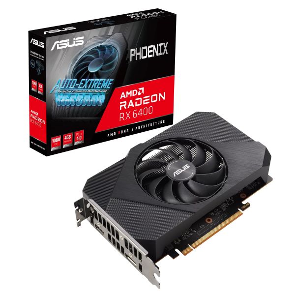 ASUS i Radeon RX 6400 4GB GDDR6 PH PH-RX6400-4G 90YV0H91-M0NA00 -  7