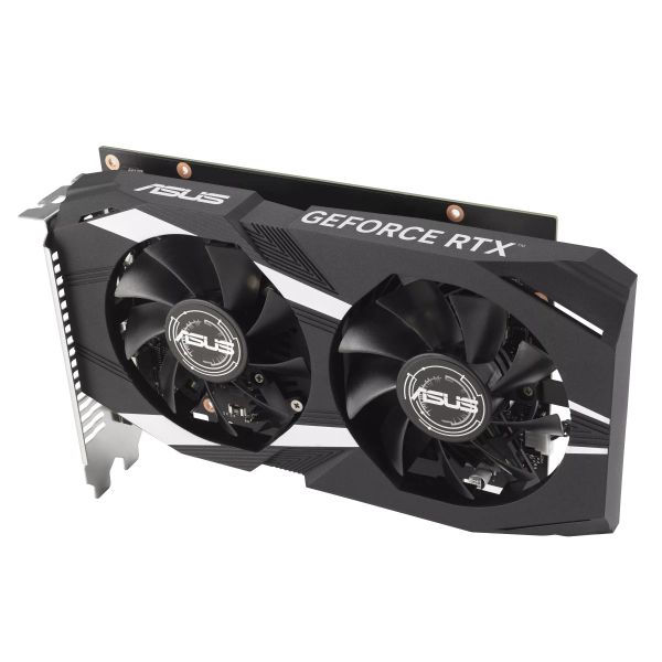  ASUS GeForce RTX 3050 6GB GDDR6 DUAL OC DUAL-RTX3050-O6G 90YV0K60-M0NA00 -  6