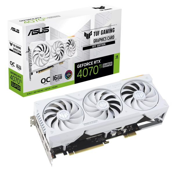 ³ ASUS TUF-RTX4070TIS-O16G-BTF-WHITE -  13