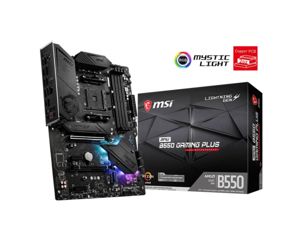 c  MSI MPG B550 GAMING PLUS sAM4 B550 4xDDR4 HDMI DP ATX 911-7C56-060 -  5