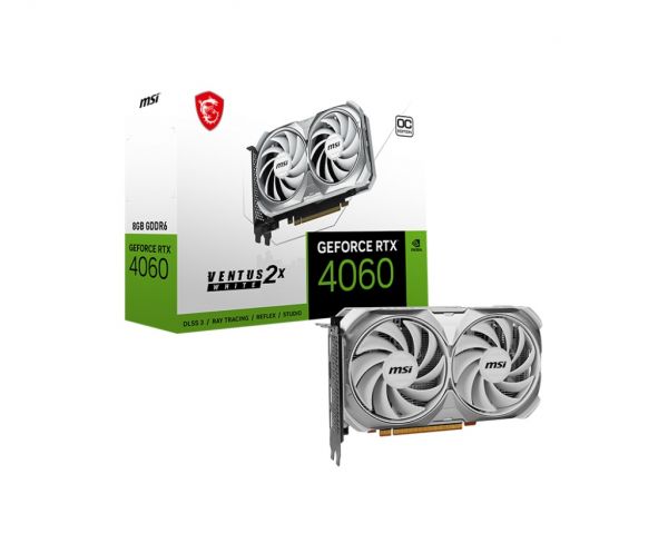  MSI GeForce RTX 4060 8GB GDDR6 VENTUS 2X WHITE OC 912-V516-032 -  5