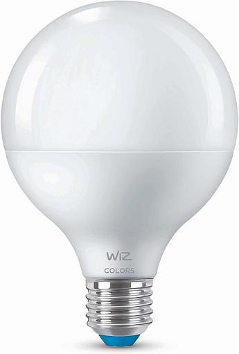   WiZ, E27, 11W, 75W, 1055Lm, G95, 2200-6500, RGB, Wi-Fi 929002383902 -  3