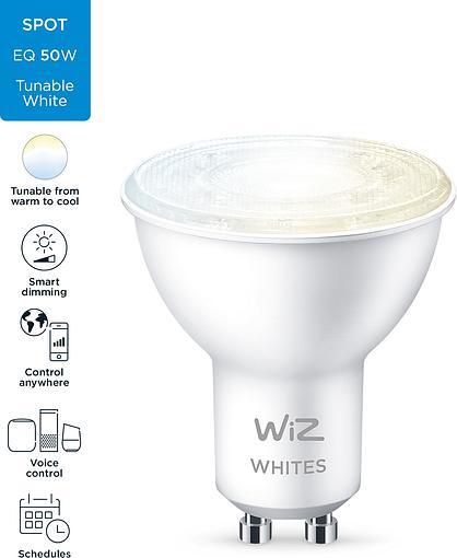   WiZ, GU10, 4.7W, 50W, 345Lm, 2700-6500K, Wi-Fi 929002448302 -  11