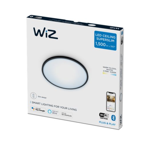 WiZ    SuperSlim Ceiling 16W 2700-6500K Wi-FI  929002685201 -  3