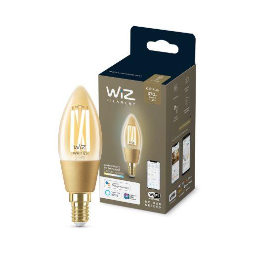   WiZ, E14, 4.9W, 25W 370Lm, C35, 2000-5000K, , Wi-Fi 929003017701 -  1