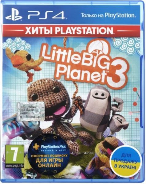   PS4 LittleBigPlanet 3 (PlayStation Hits), BD  9701095 -  1