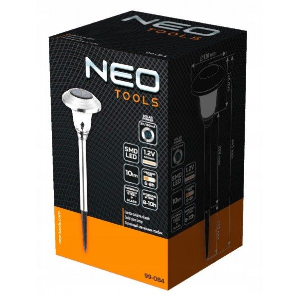   Neo Tools,    , 10 , 600 , NI-MH AA 1.2, SMD LED,  , IP44 99-084 -  4