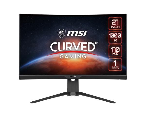 b MSI 27" G272CQP, 2xHDMI, DP, Audio, VA, 2560x1440, 170Hz, 1ms, sRGB 113%, CURVED, AdaptiveSync, HAS 9S6-3CC94T-006 -  1