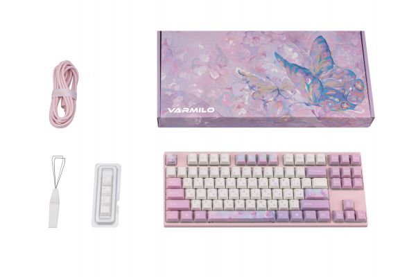 Varmilo   VED87 Dreams On Board 87Key, Cherry Mx Brown, BT/USB-A, EN/UKR, No Led,  A29A030D3A0A17A028 -  2