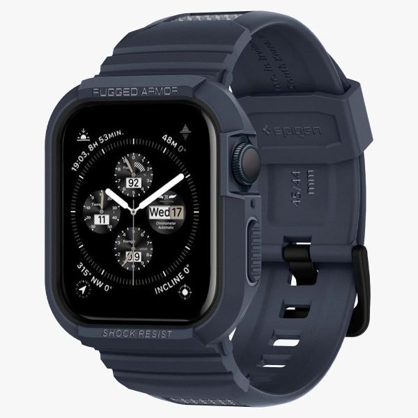 Spigen    21  Apple Watch 45mm/44mm Rugged Armor Pro, Charcoal Gray ACS00819 -  2