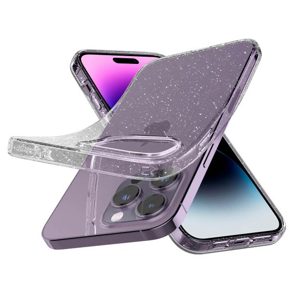 Spigen   Apple iPhone 14 Pro Max Liquid Crystal Glitter, Crystal Quartz ACS04810 -  4