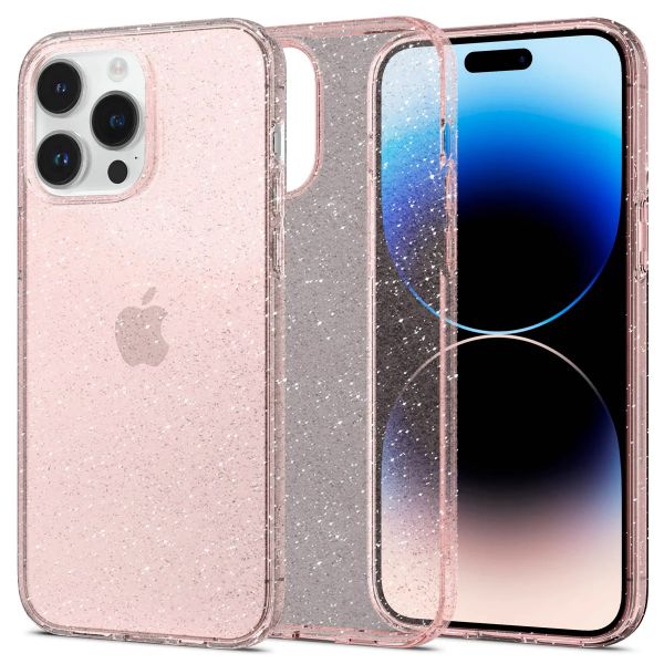 Spigen   Apple iPhone 14 Pro Max Liquid Crystal Glitter, Rose Quartz ACS04811 -  3