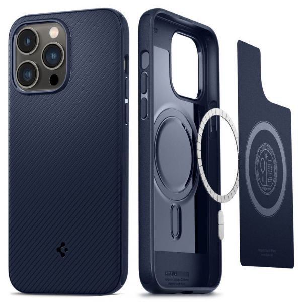 Spigen   Apple Iphone 14 Pro Max Mag Armor MagFit, Navy Blue ACS04845 -  5