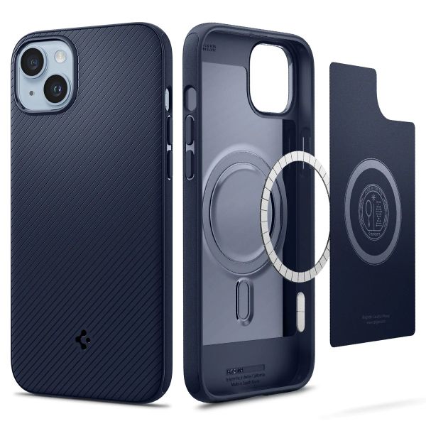  Spigen  Apple Iphone 14 Plus Mag Armor MagFit, Navy Blue ACS04919 -  5