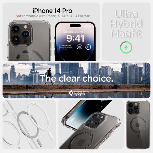     Spigen Apple iPhone 14 Pro Ultra Hybrid MagFit, Carbon Fiber (ACS04971) -  3