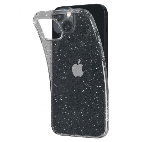  Spigen  Apple iPhone 14 Liquid Crystal Glitter, Crystal Quartz ACS05034 -  6