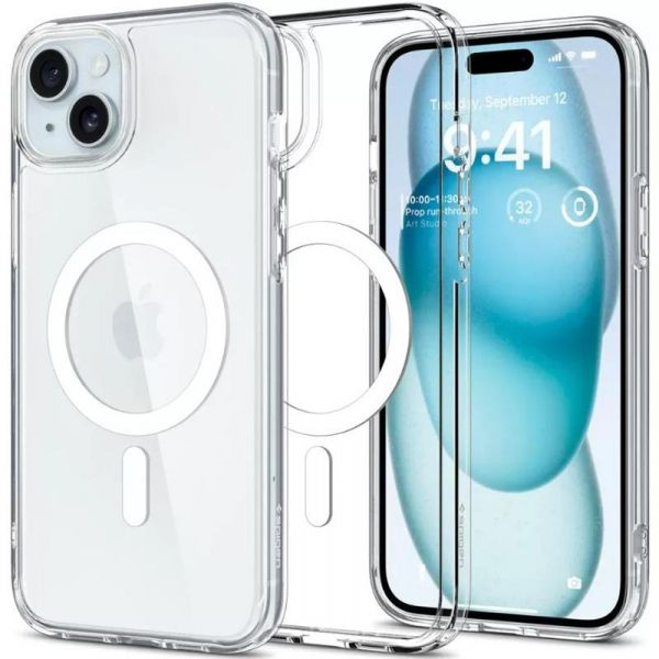  Spigen  iPhone 15 Plus Ultra Hybrid MagFit, White ACS06660 -  1