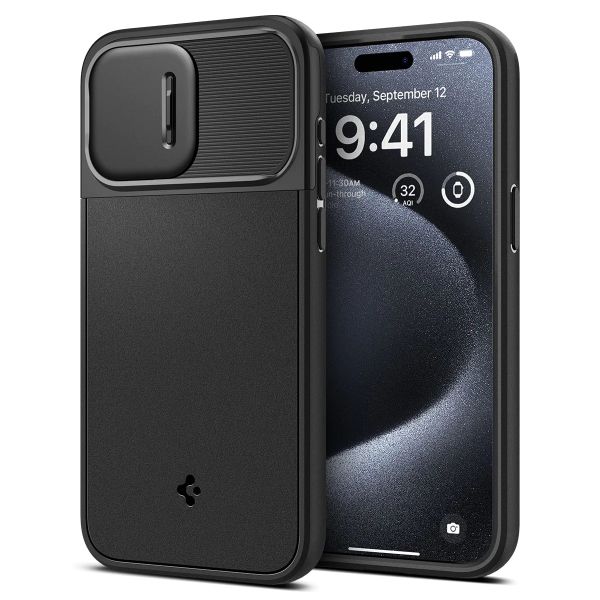  Spigen  Apple iPhone 15 Pro Optik Armor MagFit, Black ACS06738 -  3