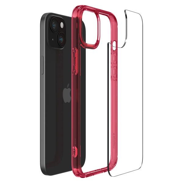 Spigen   Apple iPhone 15 Ultra Hybrid, Red Crystal ACS06794 -  5