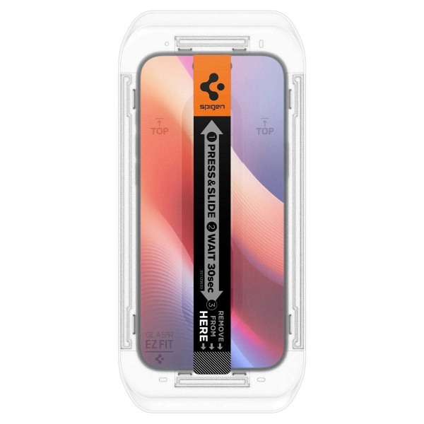 Spigen   iPhone 16 Pro, Glas.tR EZ Fit, (2 Pack) AGL07928 -  6