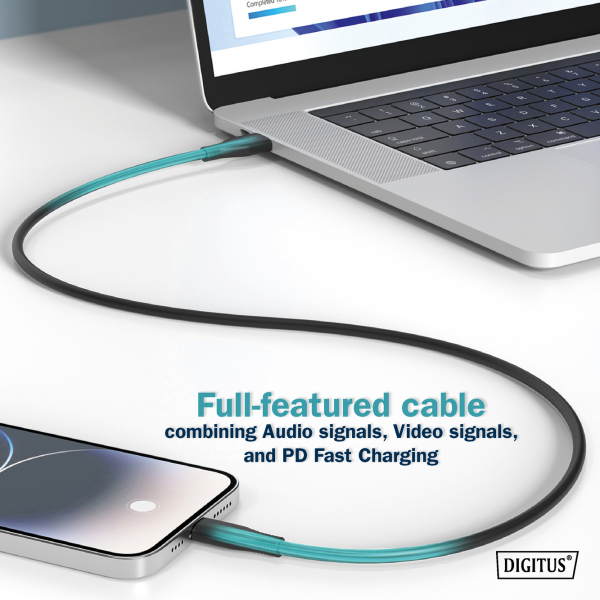  USB-C /, DIGITUS, 1, USB 4.0 Gen3, 40G, 240W, 8K, ,  AK-300344-010-S -  12