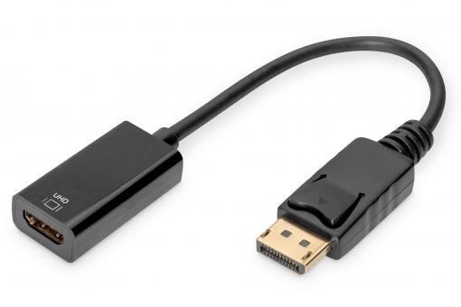 Digitus  DisplayPort > HDMI (M/F), Ultra HD,  AK-340415-002-S -  1