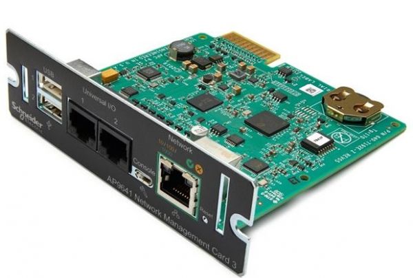 APC Network Management Card with PowerChute Network Shutdown&Environmental Monitoring AP9641 -  2