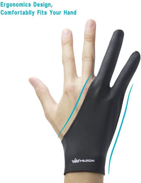  Huion Artist Glove Black (free size) ARTISTGLOVE_HUION -  2