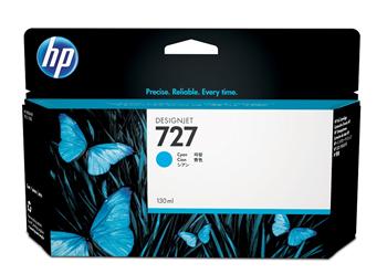  HP No.727 DesignJet T1500/T920 Cyan, 130 ml B3P19A -  1