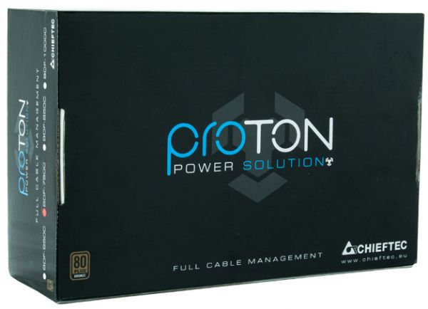   CHIEFTEC Proton (1000W), >85%, 80+ Bronze, 140mm, 1xMB 24pin(20+4), 1xCPU 8pin(4+4), 1xCPU 8pin, 3xMolex, 9xSATA, 6xPCIe 8pin(6+2), Fully Modular BDF-1000C -  3