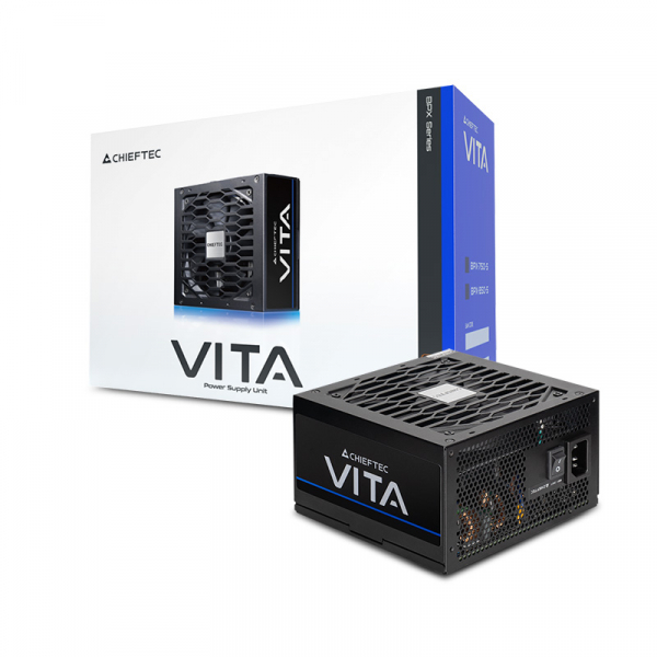   CHIEFTEC Vita  (850W), >85%, 80+ Bronze, 120, 1xMB 24pin(20+4), 2xCPU 8pin(4+4), 2xMolex, 6xSATA, 4xPCIe 8pin(6+2) BPX-850-S -  9