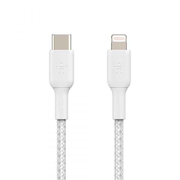  Belkin USB- - Lightning BRAIDED 2m White CAA004BT2MWH -  5