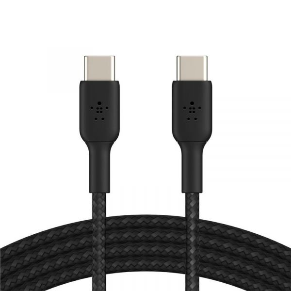  Belkin USB- - USB- BRAIDED 1m Black CAB004BT1MBK -  1