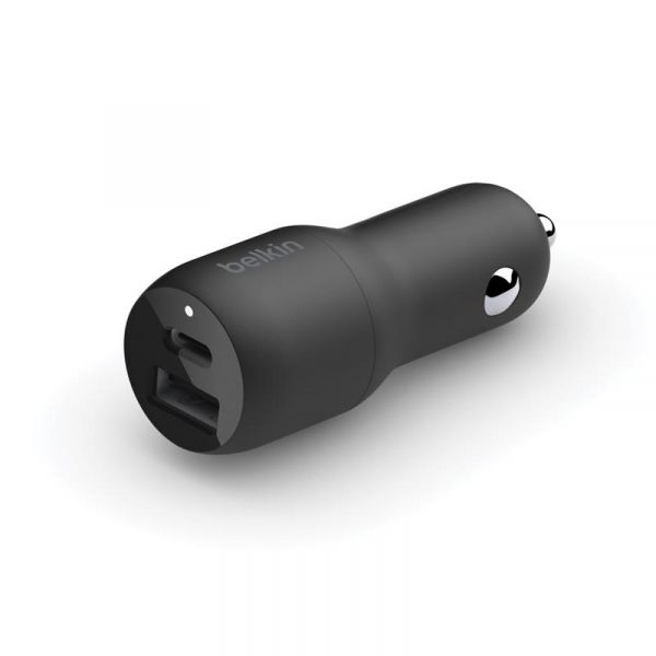   Belkin Car Charger 37W PD PPS Dual Black (CCB004BTBK) -  1