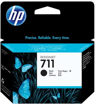  HP No.711 DesignJet T120/T125/T130/T520 Black 80ml CZ133A -  1