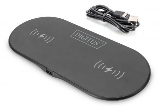   DIGITUS Wireless Charging, Pad, Duo, 15W DA-10082 -  1