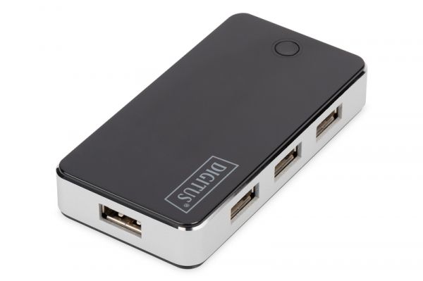  DIGITUS USB 2.0 Hub, 7 Port DA-70222 -  1