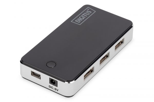  DIGITUS USB 2.0 Hub, 7 Port DA-70222 -  2