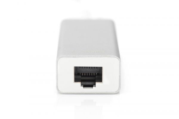  DIGITUS DIGITUS USB-C - USB 3.0 3 Port Hub + Gigabit Ethernet DA-70255 -  2