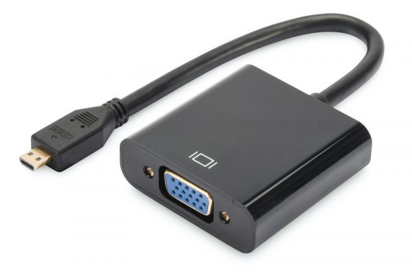  DIGITUS Micro-HDMI - VGA Full HD DA-70460 -  1