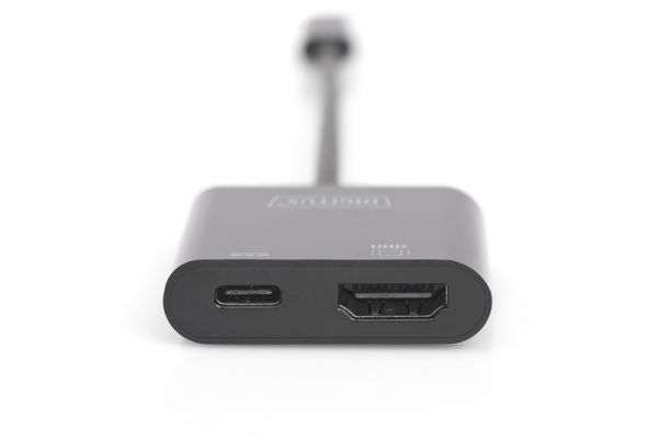 Digitus  USB-C - HDMI+USB-C UHD 4K, M/F, 0.11 m DA-70856 -  3