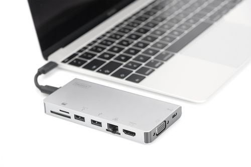 - DIGITUS Travel USB-C, 8 Port DA-70866 -  2