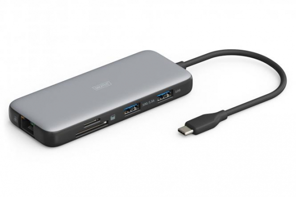 - DIGITUS USB-C > 2xHDMI/2xUSB-A/USB-C/SD/MicroSD/RJ54 DA-70915 -  1