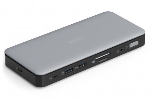 - DIGITUS USB-C > 2xHDMI/DP/2xUSB-A/USB-C/SD/MicroSD/RJ54/DC/Audio DA-70917 -  1