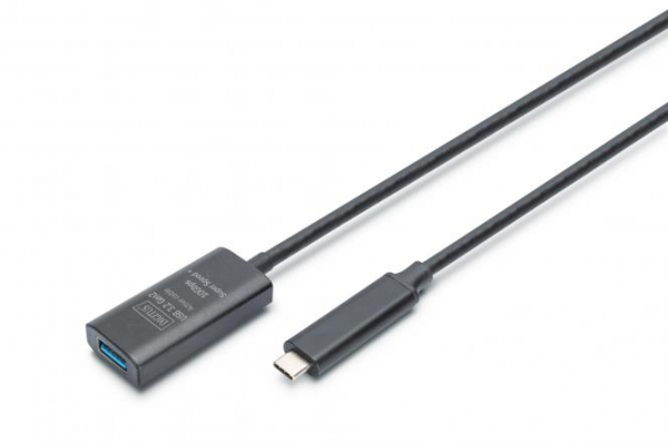  DIGITUS USB 3.2 Gen2 Active Cable 10G, C/M-A/F, 5,  DA-73113 -  1