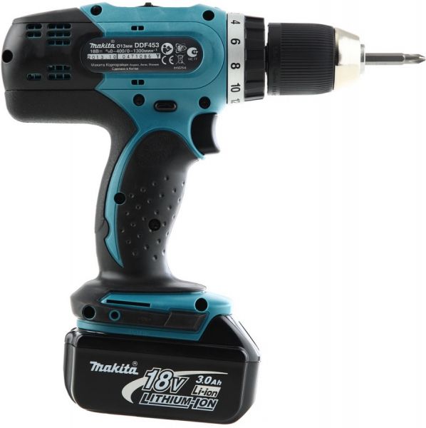 - Makita DDF453SYX4, 18 LXT, 1.5Ah  2., 0-400/0-1300 /, 42, 1.6,  DDF453SYX4 -  4