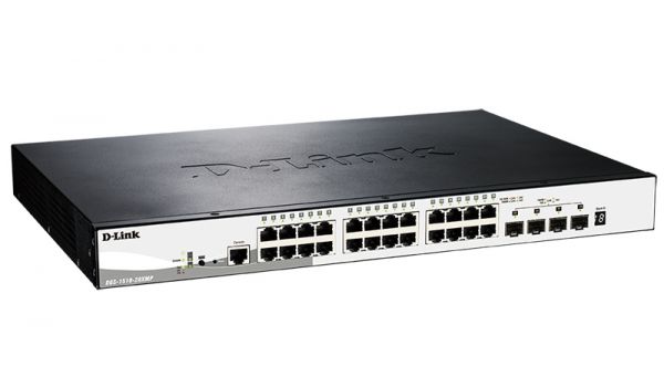  D-Link DGS-1510-28XMP 24xGE PoE, 4xSFP+, SmartPro DGS-1510-28XMP -  2