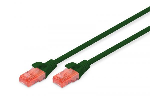 - 0.5, CAT 6 UTP, AWG 26/7, Cu, LSZH, green Digitus (DK-1617-005/G) -  1